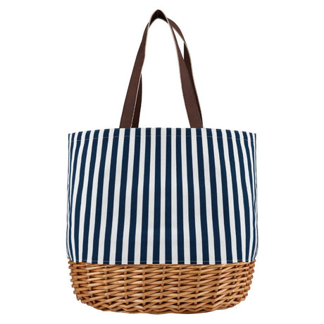 Alfresco 4 Person Picnic Basket Bag Set Wooden Blanket Cooler Outdoor Insulated