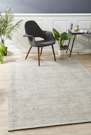 Allure Stone Cotton Rayon Rug by Rug Culture - 320X230CM