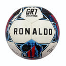 A black, red and blue graffiti football, made of PU, containing a pump+air needle+net bag, a gift for Christmas Boxing Day,soccer
