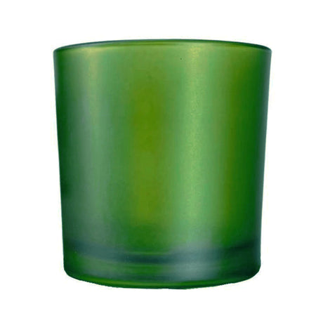 10 Pack Green Frosted Glass Votive Candle Holders Table Centreoieces Xmas Wedding Anniversary Event Recption Party Function or Home Decor