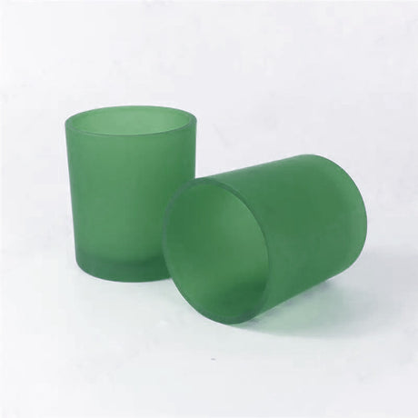 40 Bulk Pack Green Frosted Glass Votive Candle Holders Table Centreoieces Xmas Wedding Anniversary Event Recption Party Function or Home Decor