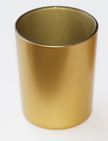 10 Pack Matt Gold Glass Votive Candle Holders Table Centreoieces Xmas Wedding Anniversary Event Recption Party Function or Home Decor