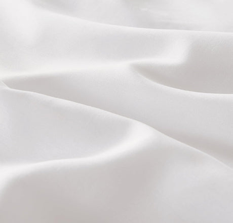 Bamboo Microfibre European Pillowcase x2 (one pair) - White
