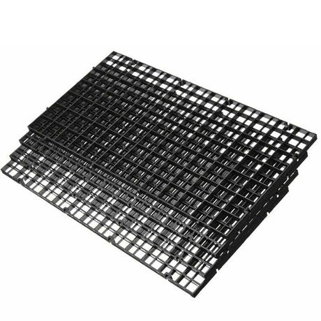 8Pcs Plastic Fish Grid Divider Durable Holder Fish Tank Tray Egg Crate Aquarium - White