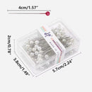 9Boxs Multicolor Pearl Head Pins Sewing Craft Needles for Cross Stitch Quilting