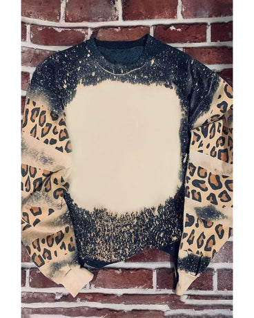Azura Exchange Leopard Tie Dye Sweatshirt - S