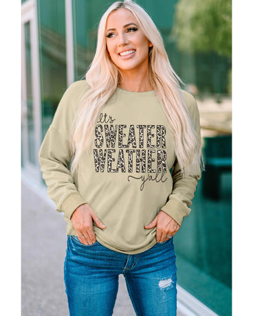 Azura Exchange Leopard Print Pullover Sweatshirt - XL