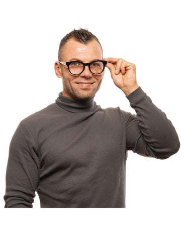 Omega Men's Black Optical Frames - One Size