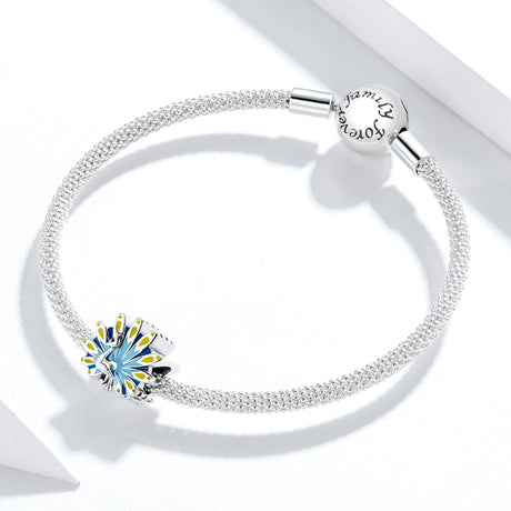 925 Sterling Silver Peacock Bead Bracelet & Necklace Set