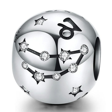 925 Sterling Silver Diy Zodiac Bracelet Beads Capricorn Style - Capricorn