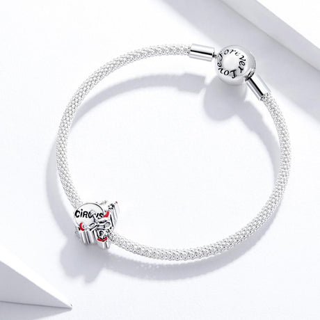 925 Sterling Silver Drummer Beads For Diy Bracelets & Necklaces