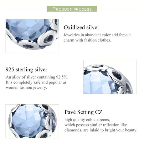 925 Sterling Silver Bead Bracelet Accessories