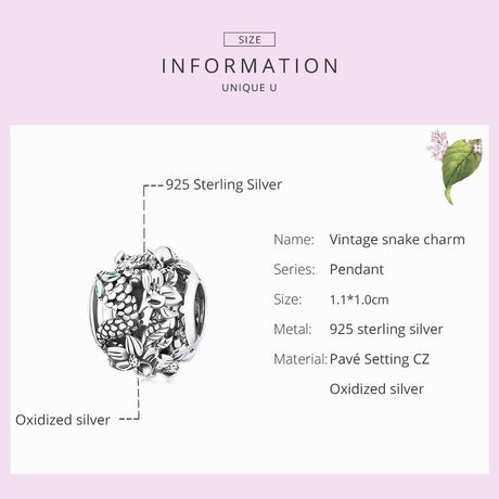 925 Sterling Silver Retro Snake Bead Bracelet / Necklace Accessory Set