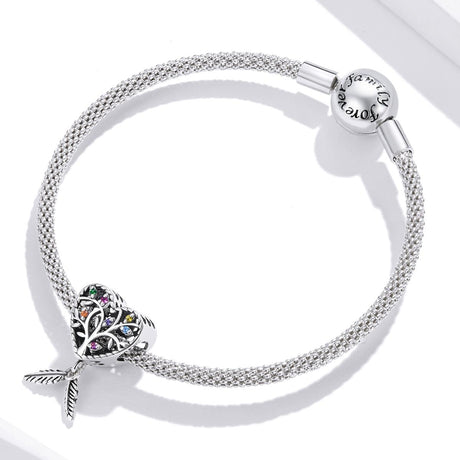 925 Sterling Silver Tree Of Life Beads For Diy Bracelets & Necklaces