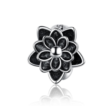 925 Sterling Silver Beaded Bracelet With Lotus Beads