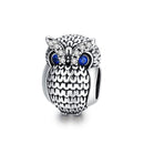 925 Sterling Silver Owl Beads For Diy Bracelets & Necklaces