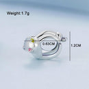 925 Sterling Silver White Cat Beaded Bracelet Bsc520 Sr