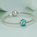925 Sterling Silver Butterfly Bracelet With Insect Pattern Beads