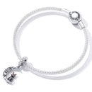 925 Sterling Silver Moon Cat Pendant For Bracelet Or Necklace