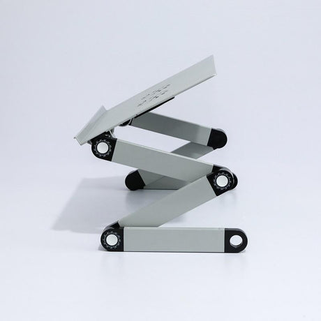 Adjustable Folding Laptop Desk With Mouse Board - Aluminum Alloy