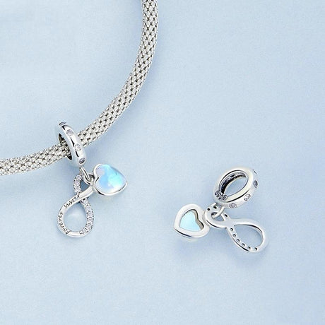 925 Sterling Silver Sisterhood Charm Bracelet With Zirconia Pendant