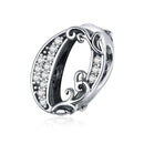 925 Sterling Silver Relief Number Series 0 9 Beads For Diy Bracelets And Necklaces Style - 0
