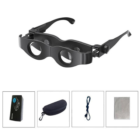 Adjustable Focus Fishing Binoculars - Hardcover Glass Type