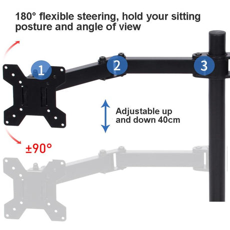 Adjustable Dual Monitor Stand For Desktop