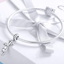 925 Sterling Silver Cat Charm For Diy Bracelet Style - Pendant