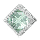 925 Sterling Silver Natural Four Leaf Clover Bracelet Pendant Diy Beading Accessory Bsc667 Style - Four-Leaf Clover