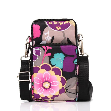 Animal Park Mini Crossbody Phone Wallet With Arm Band - Square Dot