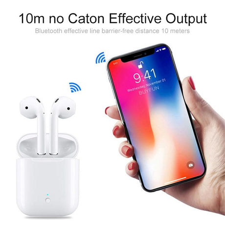 Wireless Charge Full Touch Tws Bluetooth Headset 5.0 - no Code