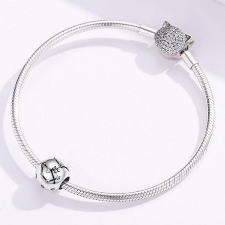 925 Sterling Silver Diy Zodiac Bracelet Beads Constellation Accessories Style - Aquarius