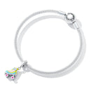 925 Sterling Silver Skate Diy Pendant Beads For Bracelet