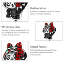 925 Sterling Silver Tiger & Panda Bead Bracelet / Necklace Add Ons