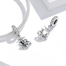 925 Sterling Silver Pirate Skull Pendant For Bracelet Or Necklace