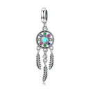 925 Sterling Silver Pearl Dream Catcher Bracelet Diy Accessory