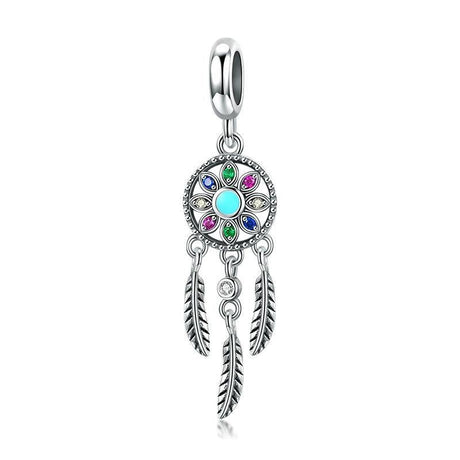 925 Sterling Silver Pearl Dream Catcher Bracelet Diy Accessory