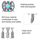 925 Sterling Silver Pearl Dream Catcher Bracelet Diy Accessory