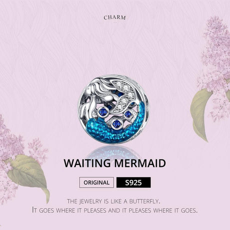 925 Sterling Silver Mermaid Beads For Diy Bracelets & Necklaces