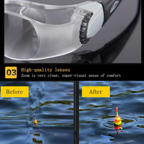 Adjustable Focus Fishing Telescope for Myopia