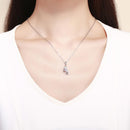 925 Sterling Silver Unicorn Diy Beaded Bracelet Necklace Set Pendant Beads Style - Bead + Necklace