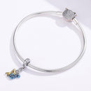 925 Sterling Silver Mermaid Charm For Diy Bracelet