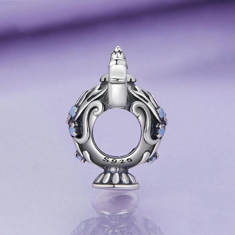 925 Sterling Silver Magic Lamp Beaded Bracelet Accessory