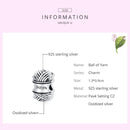 925 Sterling Silver Knitting Bead Bracelet / Necklace Accessory