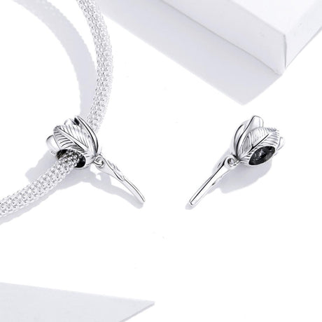 925 Sterling Silver Tulip Beads For Diy Bracelets & Necklaces