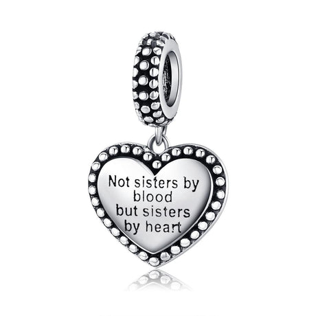 Retro Heart Charm For Diy Bracelets