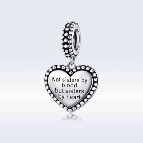 Retro Heart Charm For Diy Bracelets