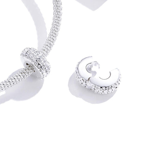 925 Sterling Silver Simple Bead Pendant For Diy Bracelets And Necklaces