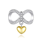 925 Sterling Silver Infinite Love Necklace & Bracelet Charm